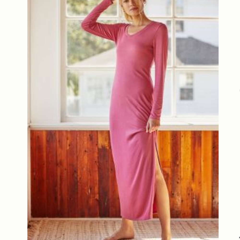 *CLOSET CLOSING* Anthropologie Bordeaux lounge dress